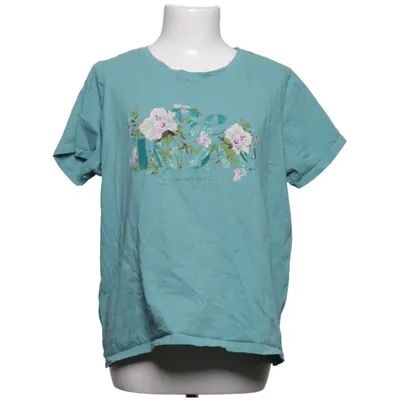T-shirt (Blue, Multicolored) from Encuentro Cotton
