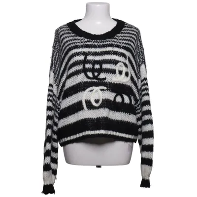 Pull-over (Noir, Blanc) de V Milano Acrylique, Viscose