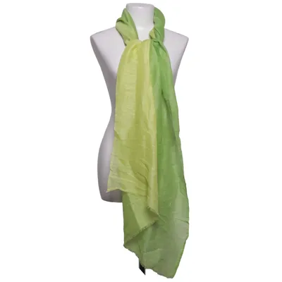 Shawl (Green, Yellow) from Salto Cotton, Linen
