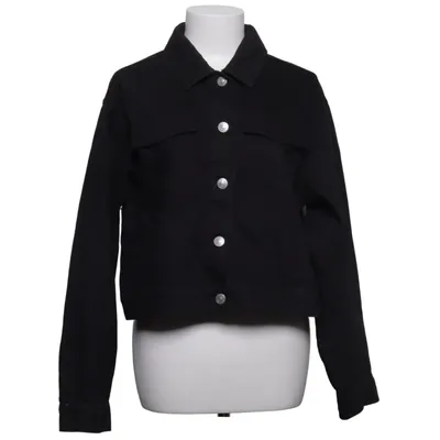 Jeansjacka (Svart) från Pieces