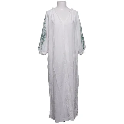 Jurk (Wit, Groen) van H&M Katoen, Polyester