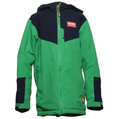 Skidjacka (Grön, Blå) från Huski Wear Polyamid, Återvunnen polyester