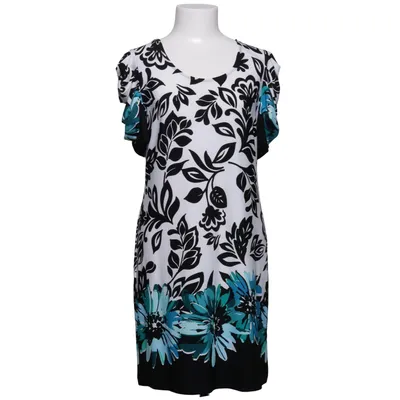Klänning (Vit, Svart, Blå) från Sweet Storm Elastan, Polyester