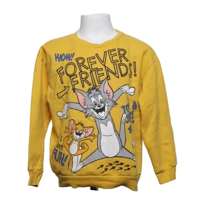 Sweatshirt (Jaune, Multicolore) de Tom & Jerry Coton, Polyester