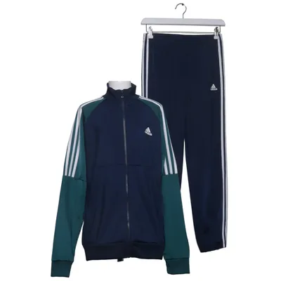 Sportssæt (Blå, Hvid) fra Adidas Genanvendt polyester
