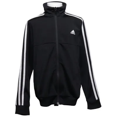 Träningsjacka (Svart, Vit) från Adidas Återvunnen polyester