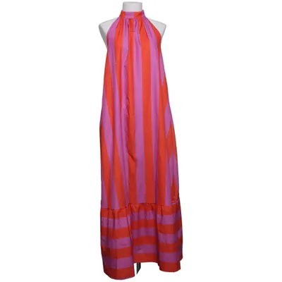 Maxi dress (Red, Pink) Elastane, Polyester