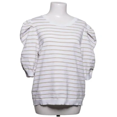 Pull-over (Blanc, Or) de DKNY Jeans Coton, Fibre métallique, Polyamide, Polyester