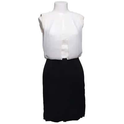 Jurk (Wit, Zwart) van Sandro Polyester, Zijde, Viscose
