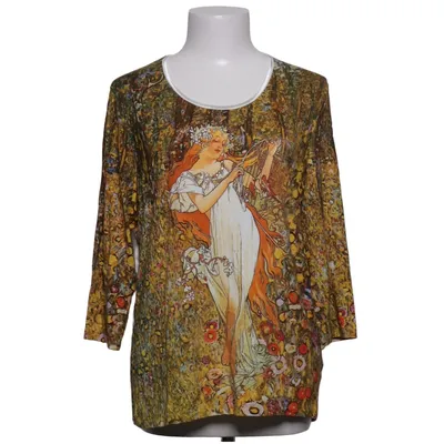 Top (Gul, Flerfarvet) fra Alfredo Pauly Elastan, Viscose
