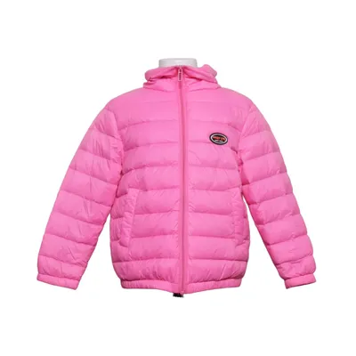 Down jacket (Pink) from Alessi Down, Feather, Polyamide, Polyester