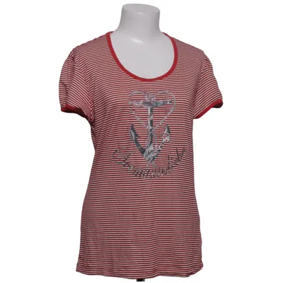 T-shirt (Röd, Vit) från Küsten Luder Bomull, Polyester