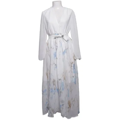 Långklänning (Vit, Blå, Brun) Elastan, Polyester