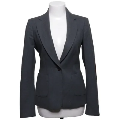 Blazer (Grå, Brun) fra REAL Acetat, Elastan, Polyester, Viscose
