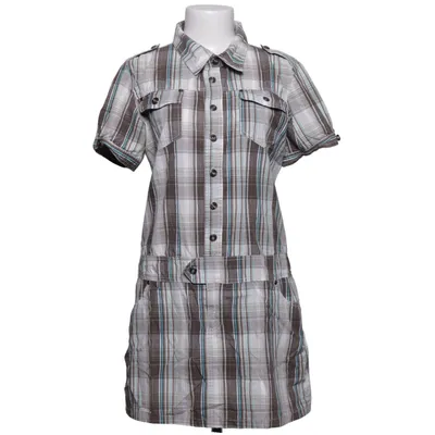 Blousejurk (Bruin, Wit, Blauw) van Fishbone
