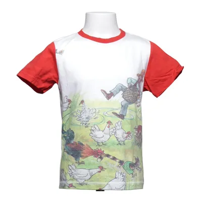 T-shirt (Vit, Röd, Flerfärgad) från Pettson och Findus