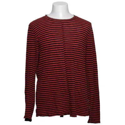 Langærmet t-shirt (Rød, Sort) fra Divided by H&M Polyester, Bomuld