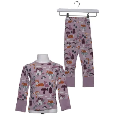 Pajamas (Purple, Multicolored) from Polarn O. Pyret Elastane, Organic cotton