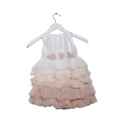 Brudnäbbsklänning (Vit, Beige) från Miss Miss Polyester