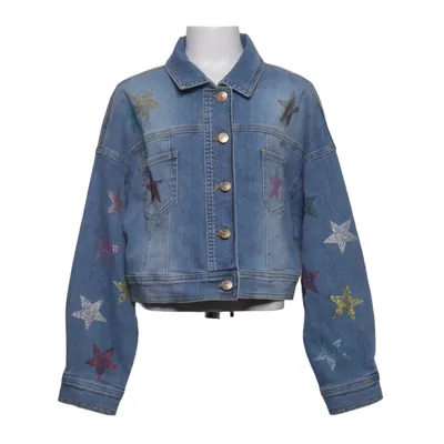Denim jacket (Blue) from Monnalisa Cotton, Elastane