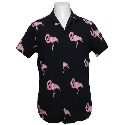 Kortärmad skjorta (Svart, Rosa) från Jack & Jones Originals Bomull, Viskos