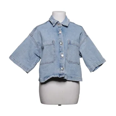 Denim jacket (Blue) from KappAhl Cotton, Elastane