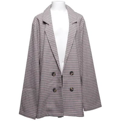 Kavaj (Brun, Svart, Vit) från KappAhl Elastan, Polyester, Viskos