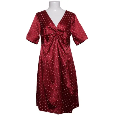 Dress (Red, White) from Flash Cotton, Elastane, Polyester