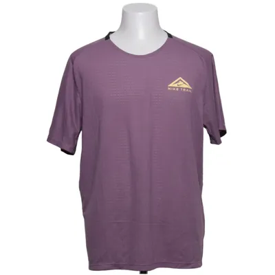 T-shirt (Violet) de Nike Trail Coton, Élasthane, Polyester