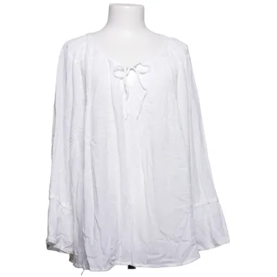 Blus (Vit) från Happy Holly Viskos