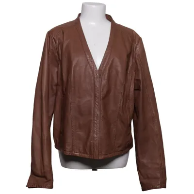 Läderjacka (Brun) från Jofama Polyester