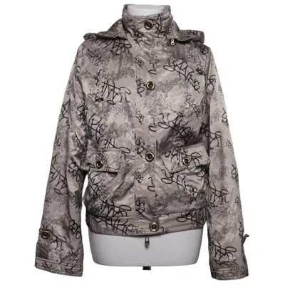 Jacket (Beige, Black) from Parosh Polyester