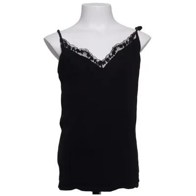 Tank­top (Schwarz) von Lisanza Seide, Wolle