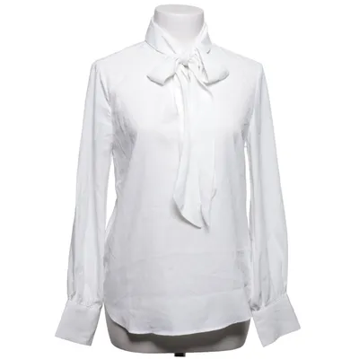 Pussy bow blouse (White) from Mango Polyester