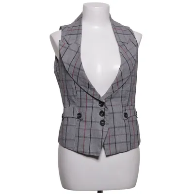 Anzugweste (Grau, Rot, Schwarz) von Amisu Baumwolle, Polyester, Viskose