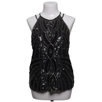 Haut (Noir, Argent) de Parker Polyester, Soie