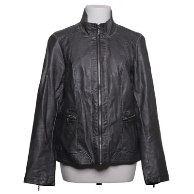 Jacket (Gray) from Mainpol Polyester, Polyurethane, Viscose