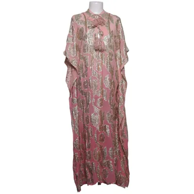 Kaftan (Rosa, Guldfärgad) från Miss June Viskos