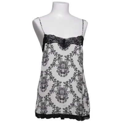 Top (White, Black) from Hallhuber Polyamide, Polyester