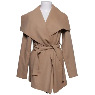 Coat (Beige) from Flam Mode Elastane, Polyester