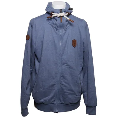 Capuchon sweater (Blauw) van Naketano Katoen, Polyester