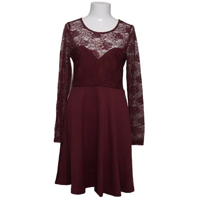 Klänning (Röd) från Bubbleroom Elastan, Polyamid, Polyester