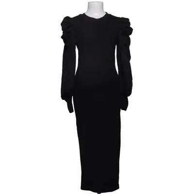 Maxi jurk (Zwart) van New Feeling Elastaan, Polyester