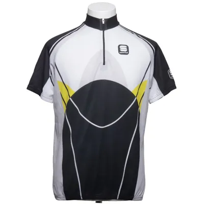Maillot de vélo (Noir, Blanc, Jaune) de Sportful Polyester