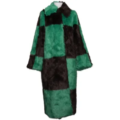 Manteau d'hiver (Nino Coat Check) de Stand Studio Acrylique, Polyester