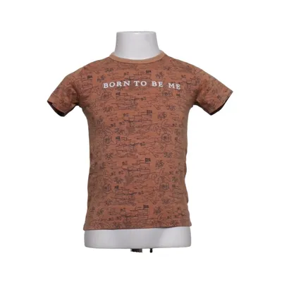 T-shirt (Bruin) van Dirkje Katoen, Polyester