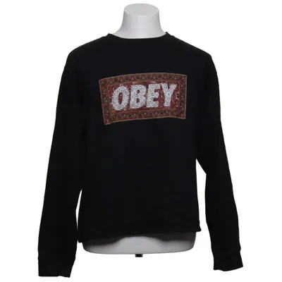 Sweatshirt (Noir) de Obey Coton, Polyester