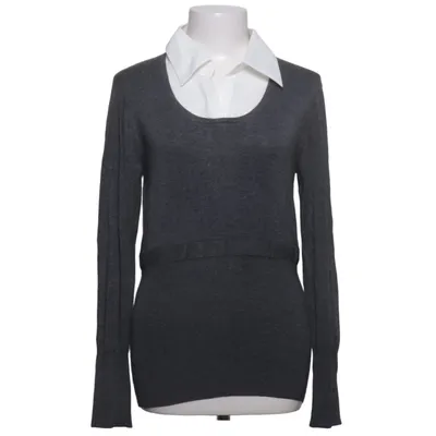Pull-over (Gris, Blanc) de Apanage Collection Élasthane, Polyamide, Viscose
