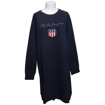 Kjole (Blå) fra GANT Bomuld, Polyester