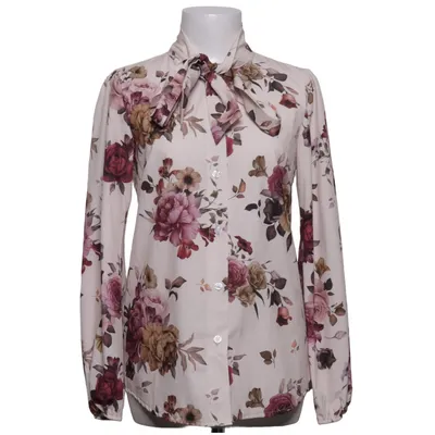 Blouse lavallière (Beige, Multicolore) de Coal & Honey Élasthane, Polyester